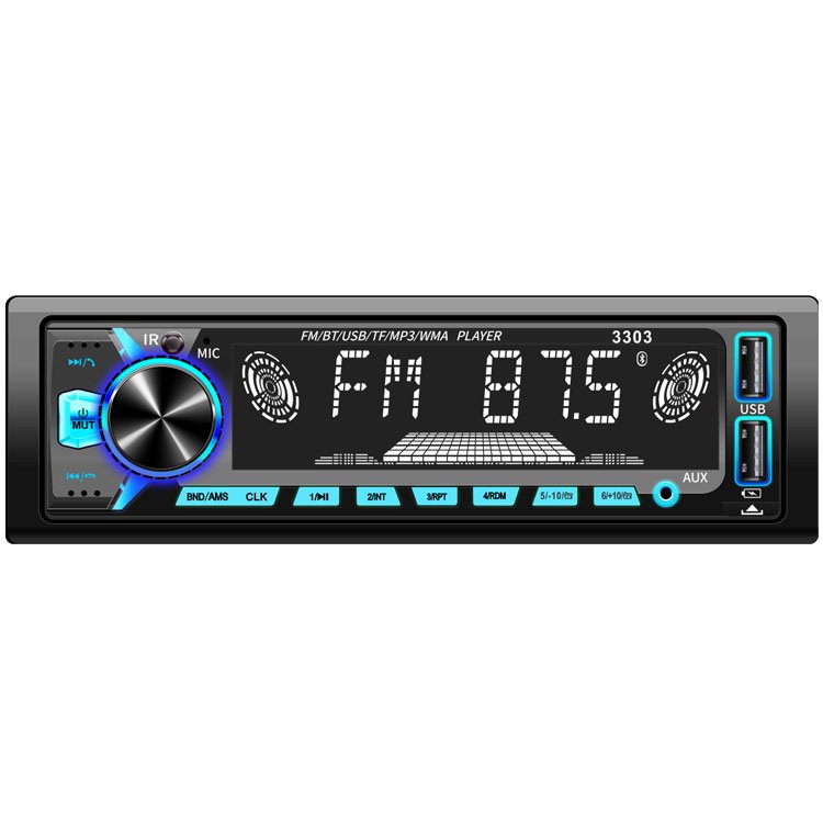 1Din 2USD FM/AM Radio Remote Control Car Music Player Built-in BT Support Hands Free Mp3 Player Car Mp3 Player